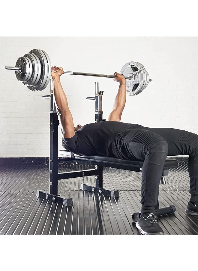 Marshal Fitness Marshal fitness 2724335405535 barbell bar weight bar dumbbell bar chromed 47 inches straight with spin lock - Image 5