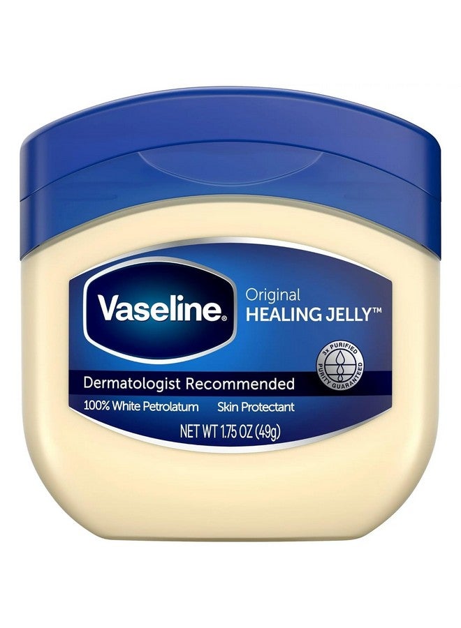 Vaseline 100% Pure Petroleum Jelly, 1.75 Oz / 49 Gr Jars (Pack of 3) - Image 1