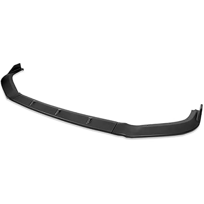 DNA MOTORING 2-PU-578 شفة أمامية على طراز STP-3 قطع متوافقة مع نيسان ألتيما سيدان 2013-2015، أسود غير لامع - Image 1