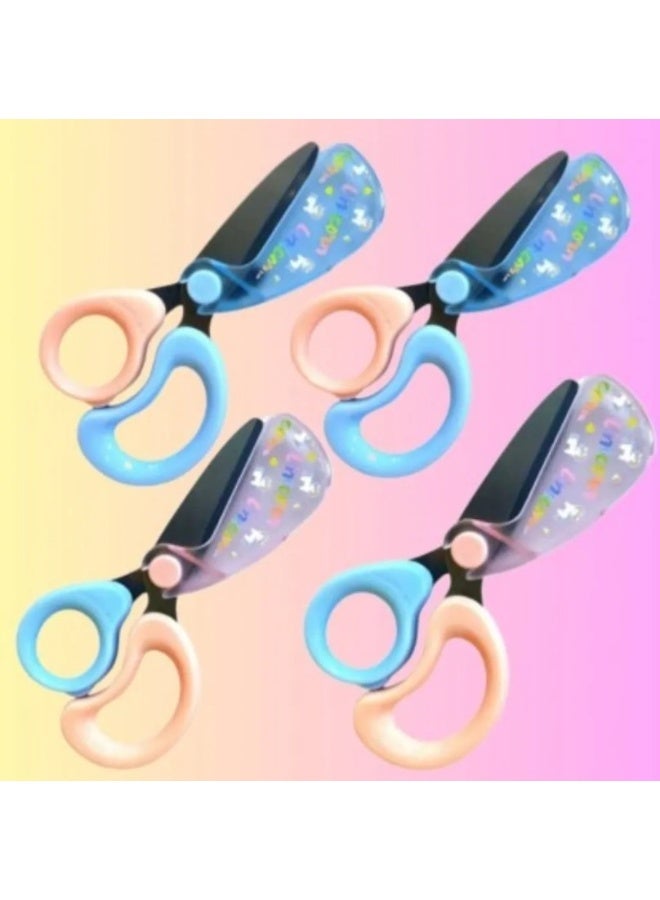 M&G ChenguangScissors Anak Unicorn Series Pemotong Warna Pastel 120mm 4.75inch - No: ASS913Y2 - Image 4