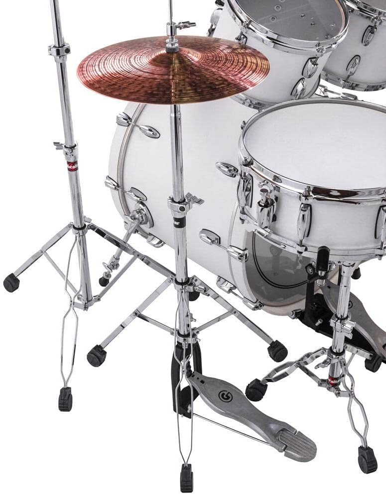 Gibraltar Medium Weight Double Braced Hi-Hat Stand, Percussion Chrome Drum Set Hardware, For Snare Drum Practice Pad, 5707 - Image 4