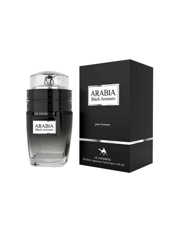 LE CHAMEAU - Arabia Black Aromato EDP For Men 100ml - Image 1