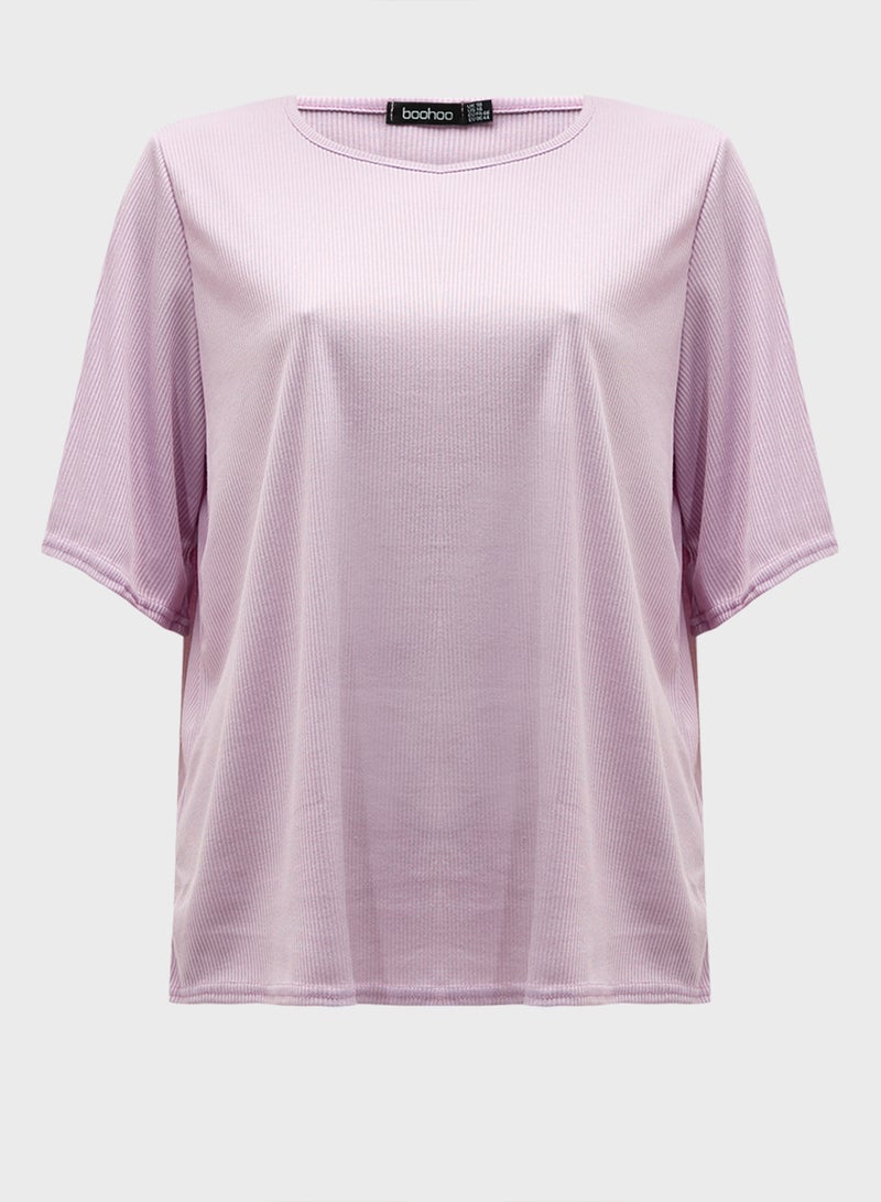 boohoo Crew Neck T-Shirt & Mini Shorts Set - Image 2