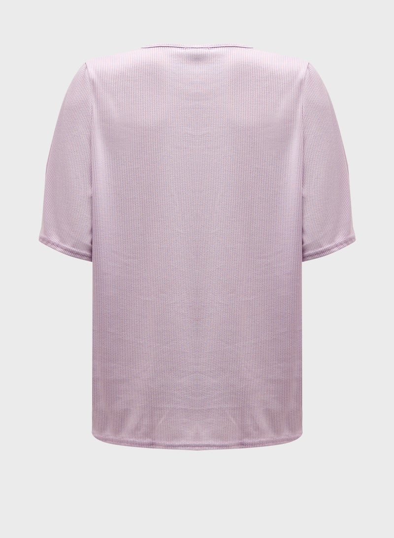 boohoo Crew Neck T-Shirt & Mini Shorts Set - Image 3