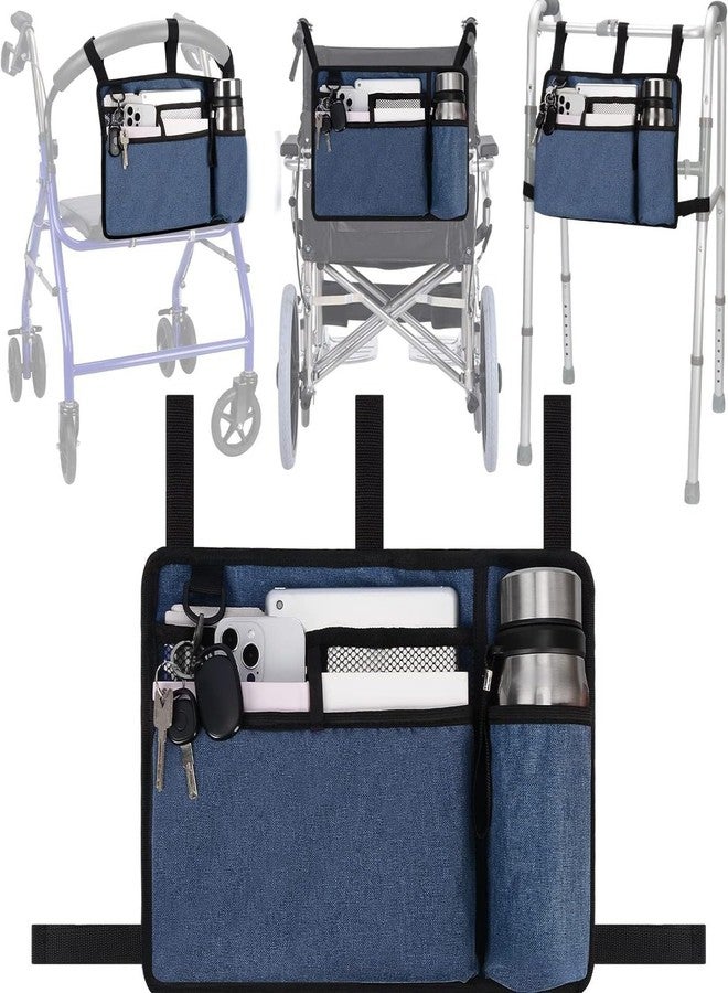 Elfzone Bag for Walker - Walker Bag,Walker Accessory Bag,Rollator Organizer Pouch for Walker Water-Resistant Armrest Accessories for Seniors, Elderly - Image 2