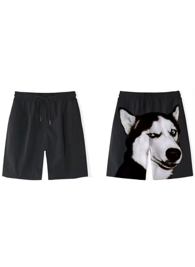 Funny Funny Golden Retriever Shorts Couple Casual Walking Home Pajama Pants Cute Cartoon Beach Pants Quick-drying Sports Pants