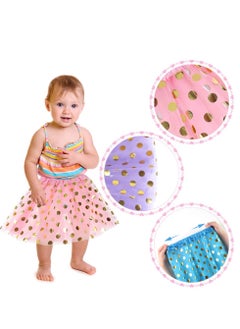 KASTWAVE Girls Ballet Tutu Kids Birthday Princess Party Favor Dress Skirt Set 4 PCS  - Image 5