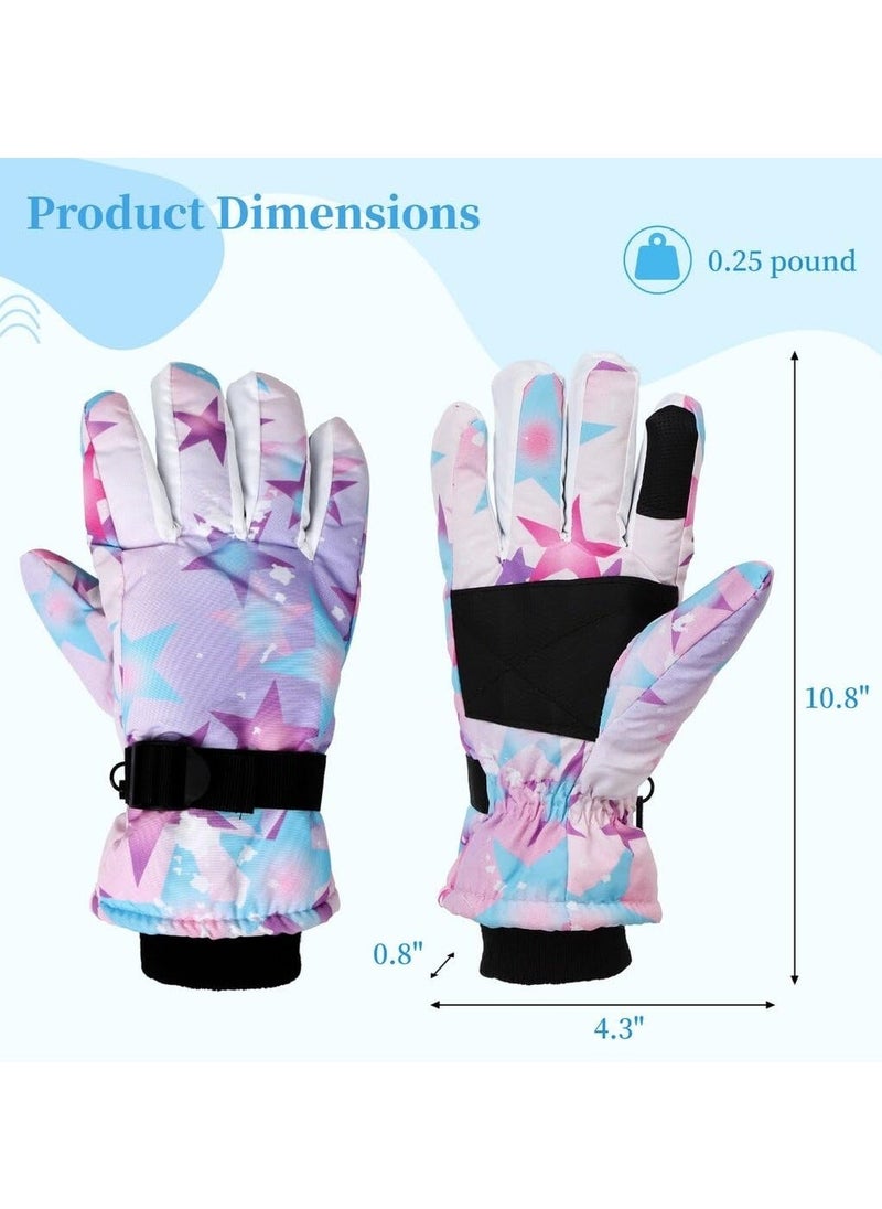 Generic Winter Gloves for Men Women - Wool Fleece Liner Touchscreen Gloves, Thermal Warm Winter Gloves for Cold Weather - Image 2