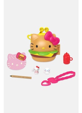 Hello Kitty Hamburger Diner Coffret Compact Burger 21 L x 30 H x 5 W cm, Pink  - Image 4