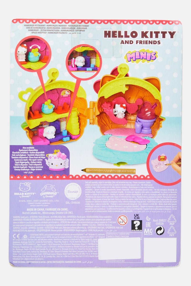 Hello Kitty مجموعة همبرغر داينر مدمجة 21 ل x 30 هـ x 5 عرض سم، وردي - Image 2