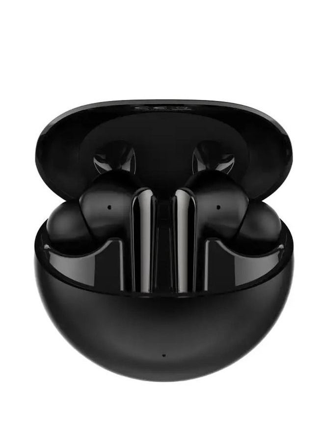 T01 Pro TWS In-Ear Earphones Wireless Earbuds With Replacement Eartips And Protective Case Standard Version Black 