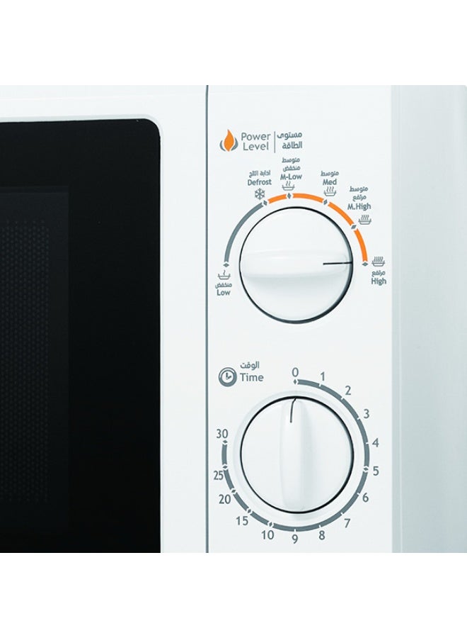 Frego 23L Microwave Oven 900W | Defrost Function and 6 Power Levels | German Technology | FRM23LSD-WHT - Image 2