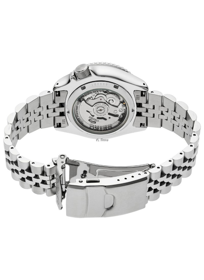 Seiko Mens 5 Sports SKX GMT Automatic Champagne Dial Stainless Steel Strap Watch - SSK043K1  - Image 4