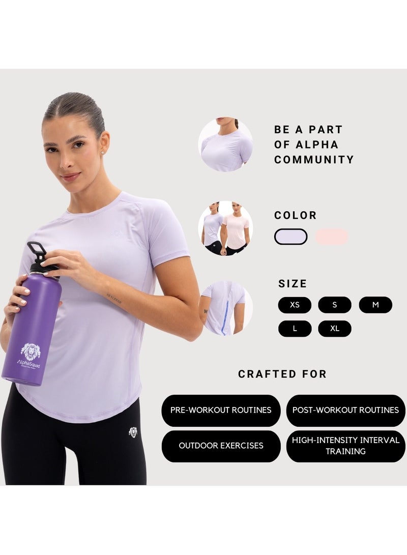 ألفاسكواد تي شيرتات رياضية رياضية من ALPHASQUAD للنساء - Image 5