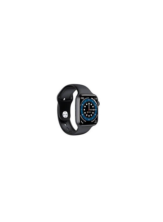 سمارت ساعة سمارت smart watch لون اسود بطارية 180 ملي امبير مقاومة للماء متعددة اللغات الاتصال:Bluetooth 5.0 - Image 1