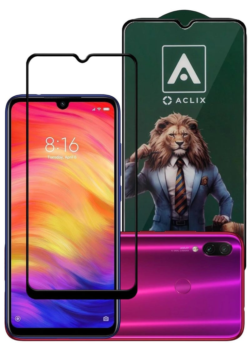 ACLIX Antistatic ESD Dustproof Premium Quality High Definition Tempered Glass Screen Protector Designed For Xiaomi Redmi Note 7 - Image 1