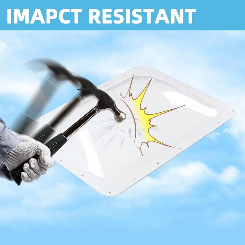 XMK RV Skylight Replacement Cover 18" x 26" - Image 5