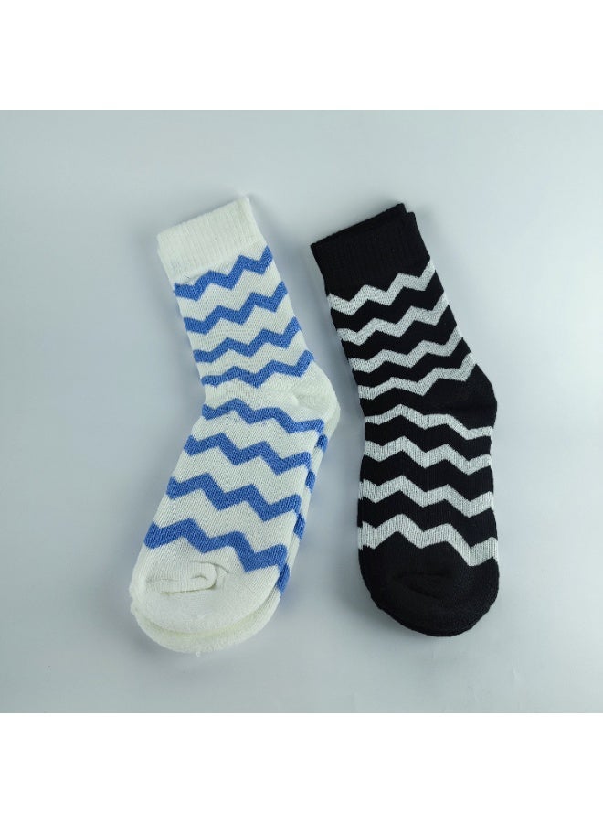 Two pairs of women's long socks - winter, lined inside - Image 4