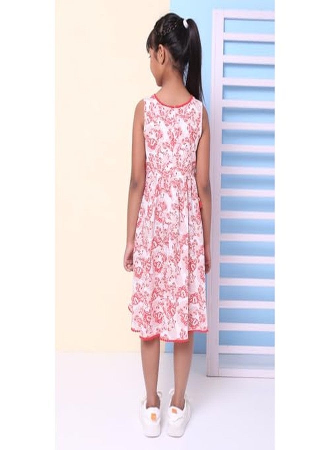 BIBA GIRL PRINTED KID(KW3992_WHITE_3) - Image 4