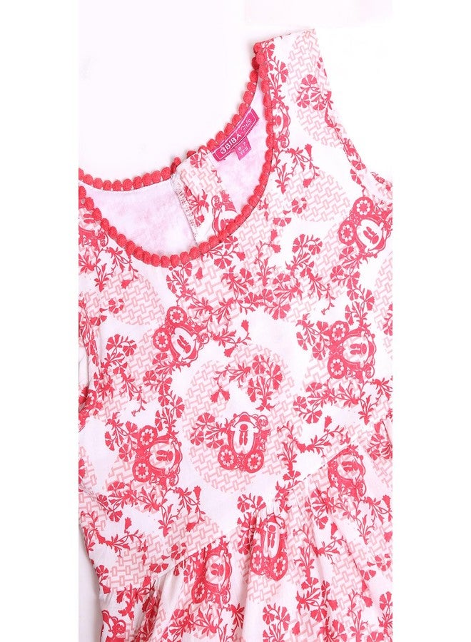 BIBA GIRL PRINTED KID(KW3992_WHITE_3) - Image 3