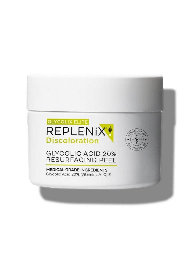 Replenix - Glycolix Elite Glycolic Acid Resurfacing Peel Pads - Medical Grade Brightening And Exfoliating Treatment, Travel Friendly Pads, 60 Ct. - Image 1