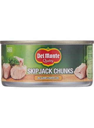 Del Monte Skip Jack Tuna Fish Chunks in Sunflower Oil, 185 gm - pzsku/ZA64A866EBBE2D88F9F7FZ/45/_/1738821956/410998ac-e86e-4624-a8d2-95c743c70242