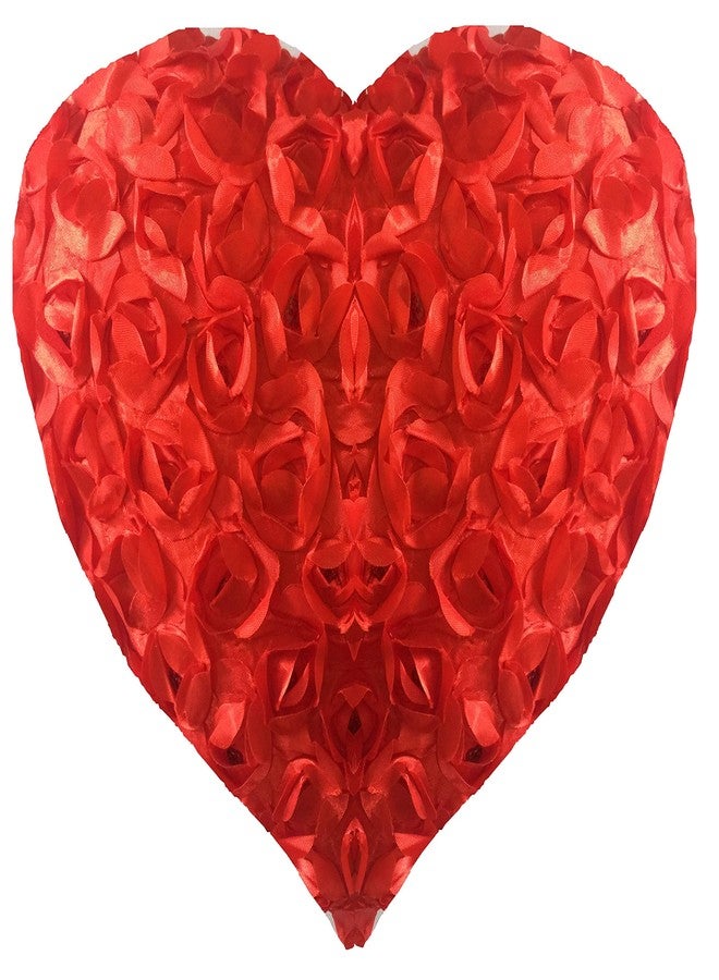 WHITESTARALL Valentine red Zipper Cute Fluffy Pillows with for Special Occasion - Image 1
