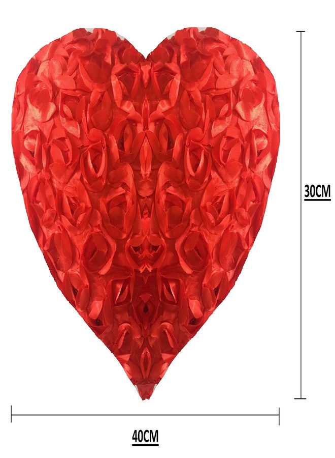 WHITESTARALL Valentine red Zipper Cute Fluffy Pillows with for Special Occasion - Image 2