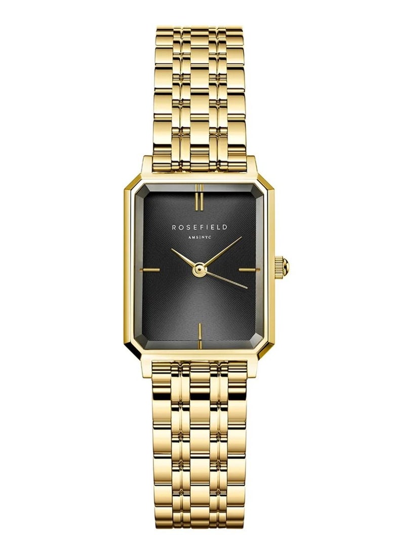 RoseField - Rosefield Octagon Xs White Sunray Steel Gold ladies Watch OBGSG-O61 - Image 1