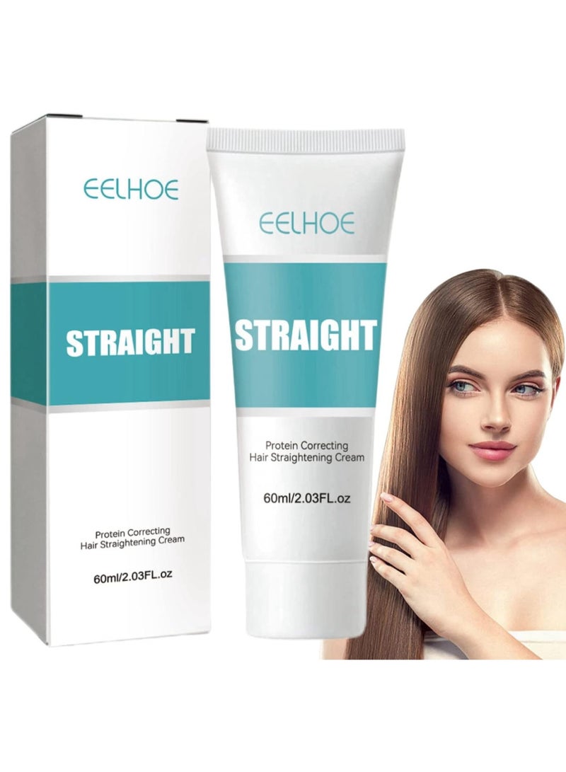 EELHOE كريم فرد الشعر الاحترافي، لمعان الشعر والحرير، علاج فرد الشعر، تصحيح بروتين الشعر، فرد الشعر الدائم، كريم الشعر - Image 2
