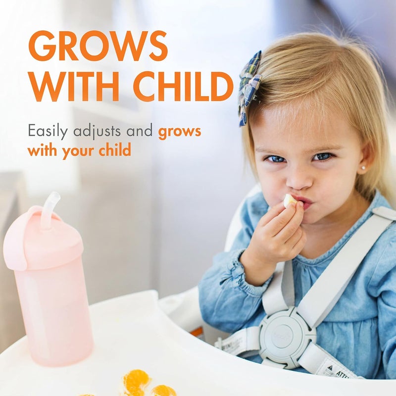 BOON أحزمة كرسي الطعام بوون - أحزمة بديلة لكرسي الطعام جروب، فلير ومعظم كراسي الطعام ذات 5 نقاط - Image 5