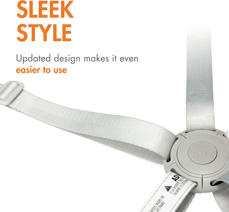 BOON أحزمة كرسي الطعام بوون - أحزمة بديلة لكرسي الطعام جروب، فلير ومعظم كراسي الطعام ذات 5 نقاط - Image 3