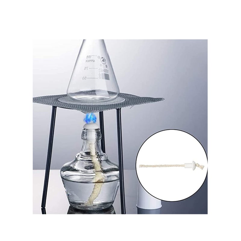 SOLARAE 7 pcs Lamp Wick Holder, Kerosene Wick Oil Lantern Wick, Heat-Resistant Wick Cotton Replacement with Ceramic Holders for Bottle Lamp Garden Torch Burner, Kerosene Wick - Image 3