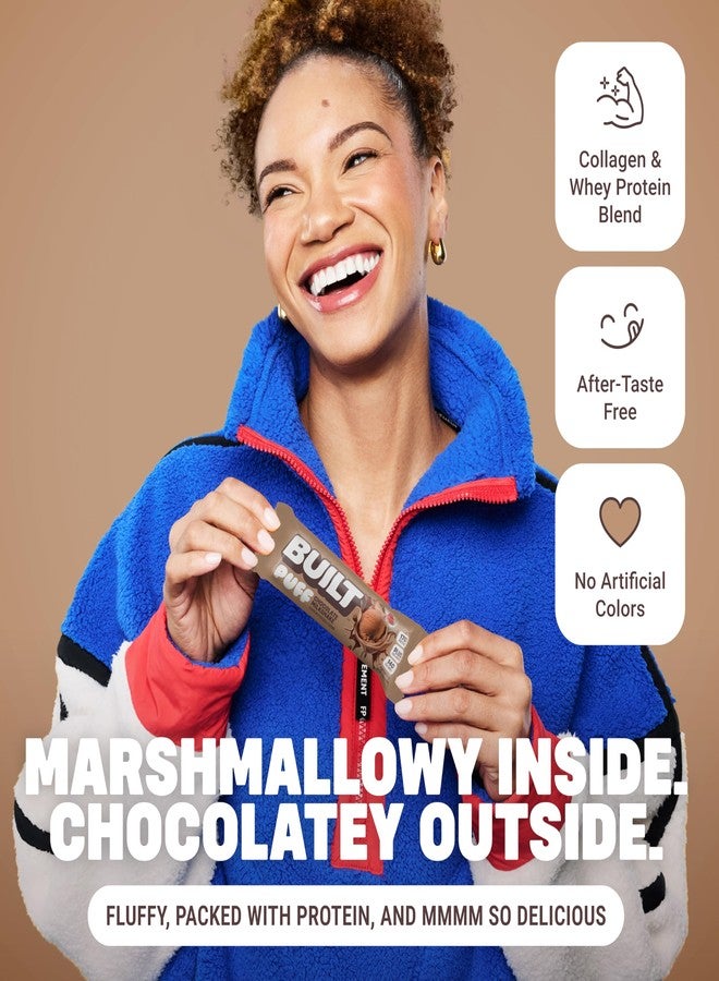 BUILT Bar Puff Protein Bars - Chocolate Milkshake - 17g Protein Snack Bars with Collagen - Calorie Conscious & Gluten Free - 12 Count - Image 5