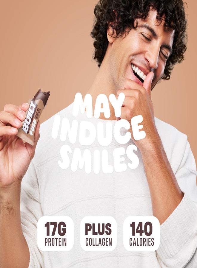 BUILT Bar Puff Protein Bars - Chocolate Milkshake - 17g Protein Snack Bars with Collagen - Calorie Conscious & Gluten Free - 12 Count - Image 3