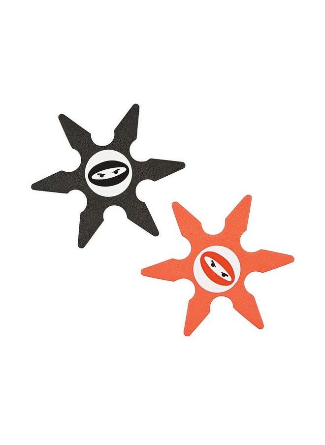 Fun Express Mo Foam Ninja Star Toys 24 Pieces  - Image 2