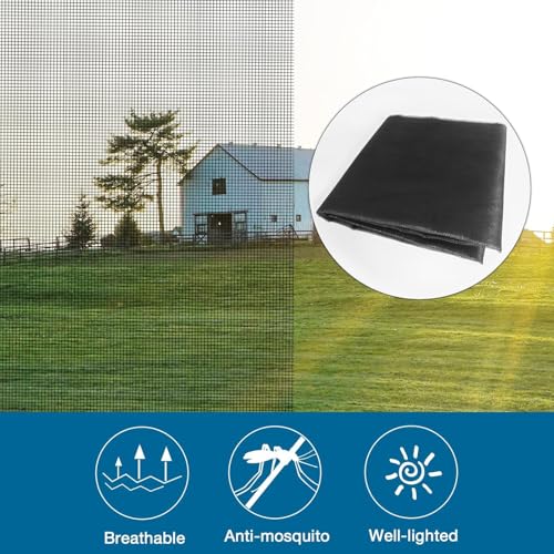 Artlicious 120 GSM Fiberglass Windows Mosquito Net Roll for Balcony Door etc. DIY Cut to Any Size, for Small & Big Windows. Highly Durable and Best in Class Size (Black (4x15ft)) - Image 4