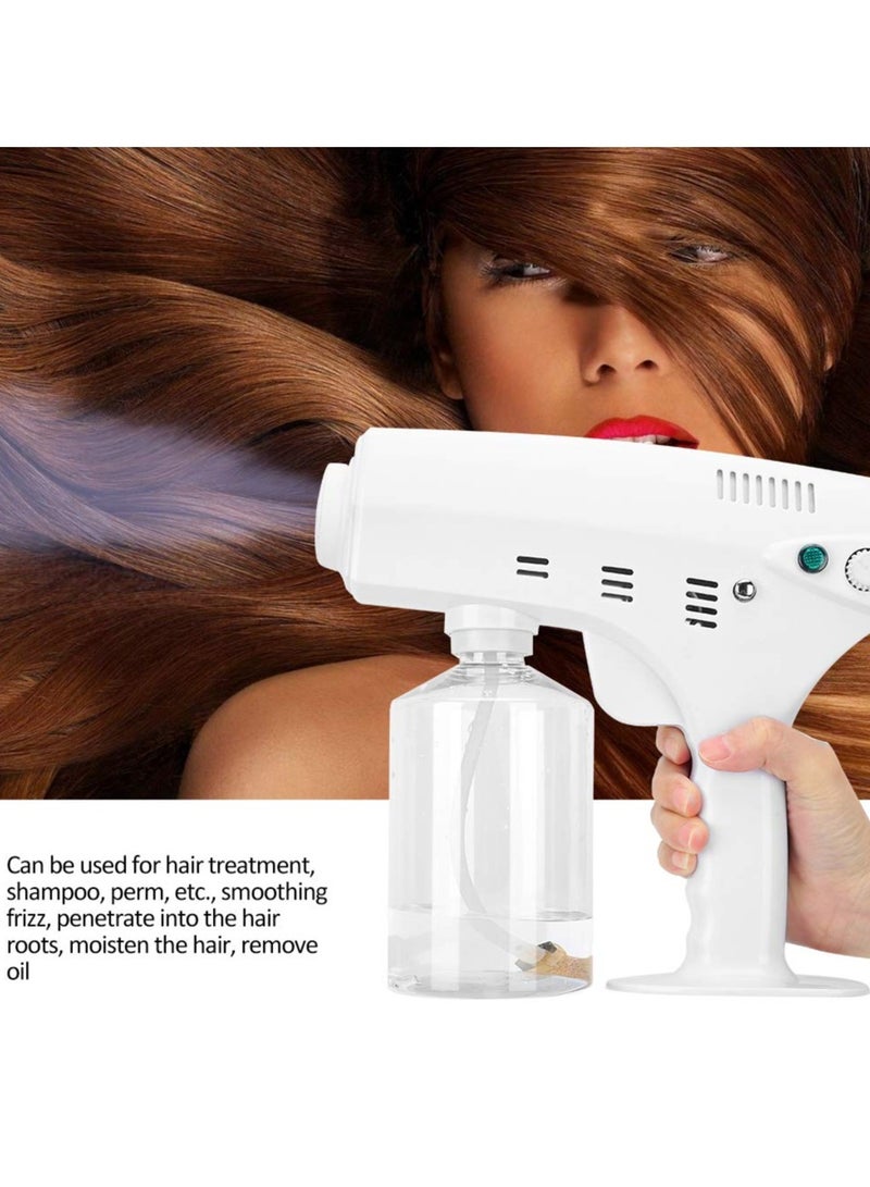 عام بخاخ نانو لترطيب الشعر - بخاخ لاسلكي قابلة للشحن عبر USB، أداة عناية للشعر وتصفيفه، مثالي للبرم والصبغة في صالونات التجميل - Image 2
