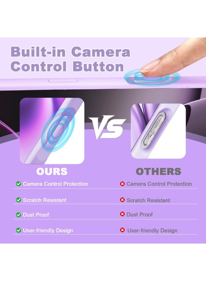 أوللاي ايفون 17 برو كيس واقي ، مادة السيليكون ، مقاومة للصدمات مع حماية عدسة الكاميرا وتغطية زر التحكم ، غطاء واقي للهاتف المحمول المضاد للصدمة ، متوافق مع إكسسوارات MagSafe - Image 2