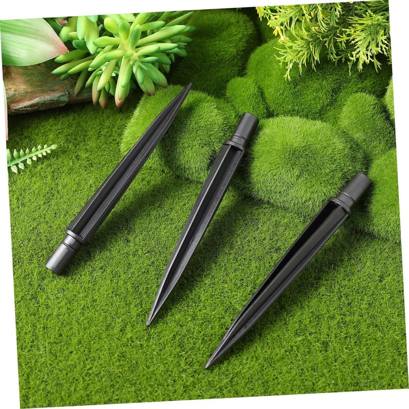 DOITOOL 15pcs Plastic Ground Stakes for Garden Lights Easy Install Solar Pathway Spikes Heavy Duty Ground Pegs - Image 5
