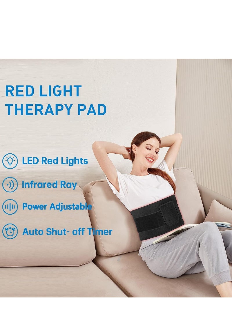 SYOSI - Red Light Therapy Belt, Infrared Wrap Device for Body with Timer Back Shoulder Waist Muscle Pain Relief Fathers Day Gift Women Men - Image 1