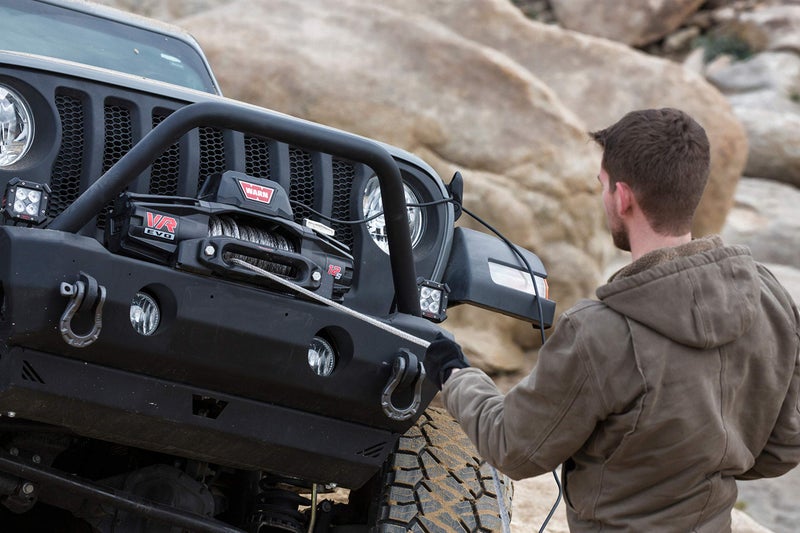 WARN 104232 Service Part Synthetic Winch Rope Replacement Fits VR EVO Winches 38 x 90 Black