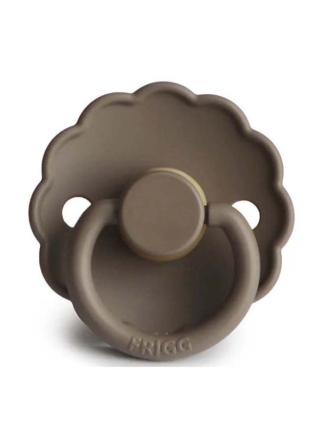 FRIGG Daisy Latex Baby Pacifier 6-18M 2-Pack French Gray Night/Portobello Night - Size 2 - Image 5