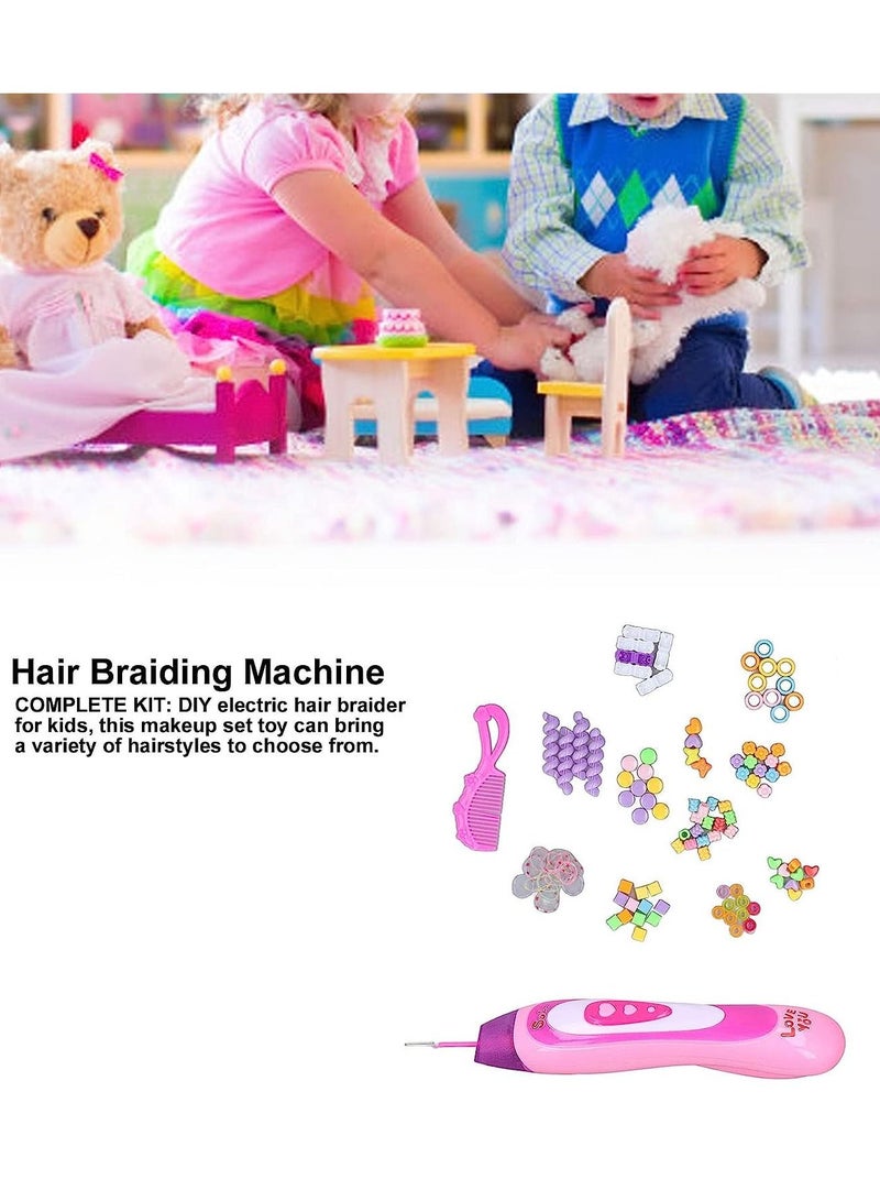 Braiding Hair Accessories Toy Multifunction Machine Braiding Tools DIY Hair Styling Tool and Accessories with Comb and Big Bead Set - Image 5