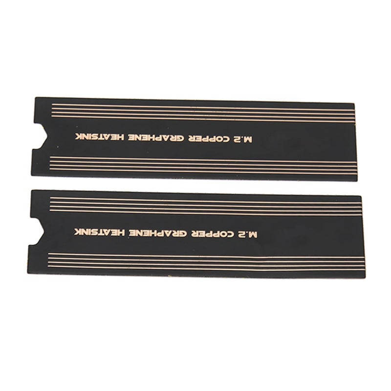 2pcs Copper Foil Graphene M2 SSD Heatsink For Laptop PC Desktop Overheating Prevention - Image 5