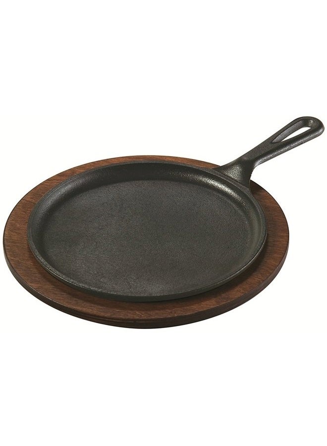 Lodge L6OG3 8.38 in Cast Iron Round Griddle, Black - Image 2