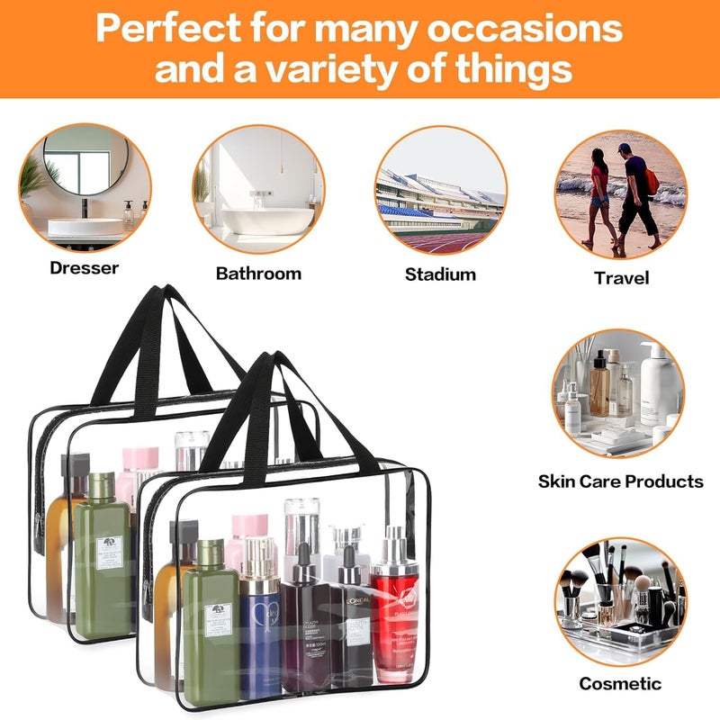 Golden Bird Golden Bird Transparent Pvc Storage Bag for Saree CoversClothes Lehenga Blankets Bedsheets Toys Docs Wardrobe Organizer Clear Storage Box Bag PACK OF 3 - Image 5