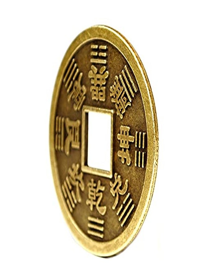 Acxico 5Pcs Extra Large Feng Shui Coin 1.7" Lucky Chinese Fortune Metal - Image 5