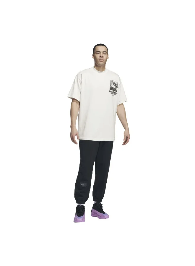 اديداس اوريجينالز Anted Gfx Tee White Basketball T-Shirts 2XS