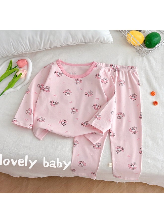 Cotton Kids Long Johns Set  Baby Underwears Warm Children Tops and Pants Girl Pajamas Boys Clothing Sets - Image 1
